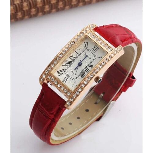 Reloj mujer bayan kol saati 2020 New Fashion Dress Quartz Watches Ladies Luxury Rectangle Watch Women relogio feminino WOMAGE