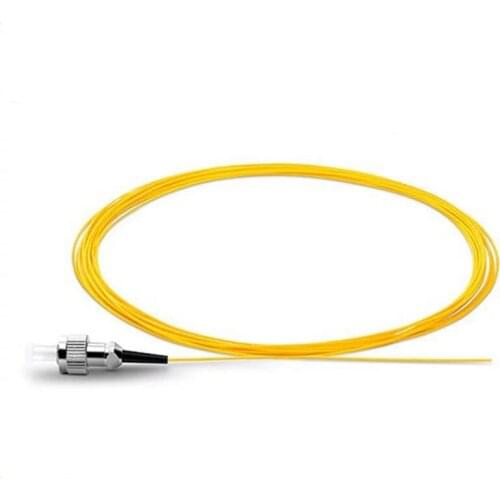 50PCS FC UPC Single mode fiber optic Pigtail 1M 9/125 Single Mode Optical fiber pigtail 0.9mm PVC JacketJacketGood adaptability