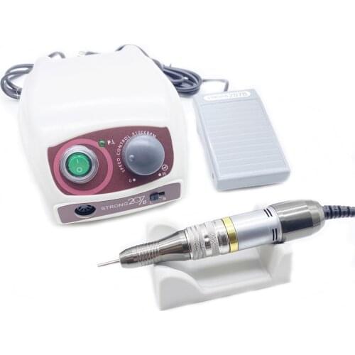 65W Strong 207 35000 RPM Control Box Nail Drill Manicure Machine Pedicure Electric File Bits Nails Art Equipment