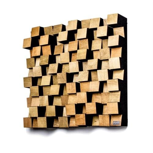 MOSAIC DIFFUSER - Acoustic Panel 60x60cm Music Studio Arrange Soundproof Foam and Wood