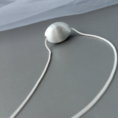 Authentic 925 Sterling Silver Ornament Retro Style Charm Silver Pendant Collocation Silver Necklace Trendy Style Jewelry Gift