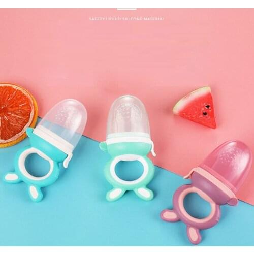 Baby Pacifiers Feeder Baby bottle Fresh Food Nibbler Kids Fruit feeding nipple Safe Supplies Nipple Teat Pacifier Bottles