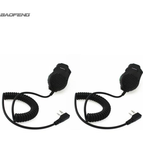 2-PCS Baofeng Dual PTT Speaker Mic Microphone For Baofeng UV-82 Two Way Radio UV-8D 82L UV-89 UV-82HP Walkie Talkie Accessories