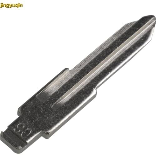 Jingyuqin NO.06 Flid Folding Car Key Blank Blade Replacement for Nissan Bluebird Duke Banning Demeano Replacement Car-styling