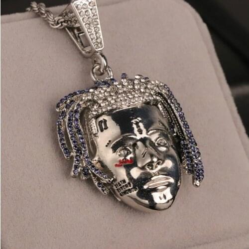 Classic Rapper Pendant Chain Necklace Fashion Women Hip Hop Pendant Necklace Jewelry For Men Women Best Gift