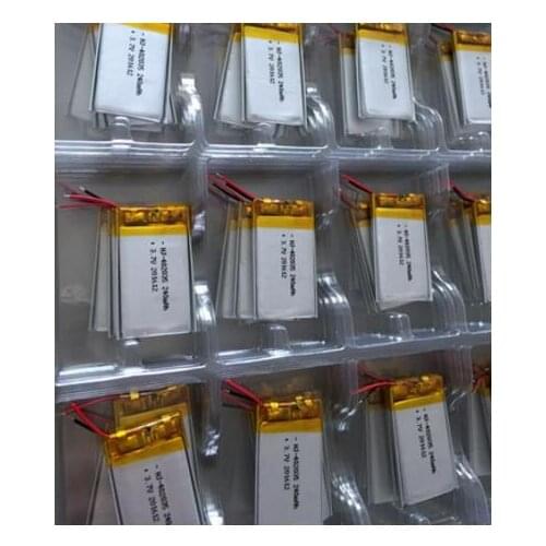 3.7V polymer lithium battery 402035 240mAH traffic recorder, Bluetooth audio