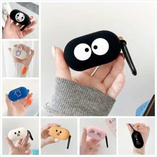 Cute Cartoon Earphone Case For Samsung Galaxy Buds + R175 Soft Silicone Wireless Bluetooth Headphone Cover For Galaxy Buds Funda