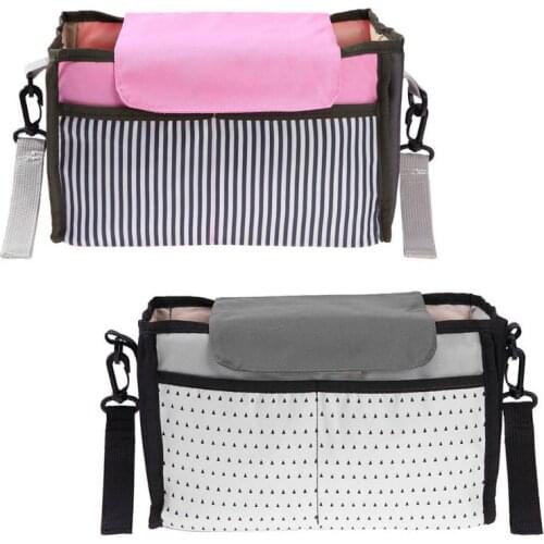 Multifunctional Mummy Bag Stroller Diaper Bags Baby Milk Bottle Diaper Nappy Bag Stroller Hanging Bag Stroller Accessories