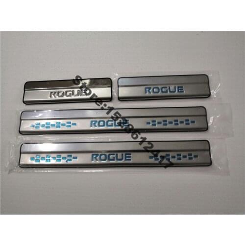 Stainless Steel Door Sill Car Styling For Nissan Rogue X-Trail T32 2014-2019 2020 Pedal Scuff Cover Protector Sticker