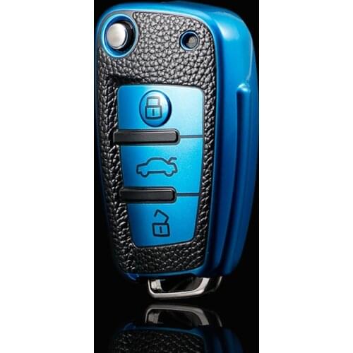 New Soft TPU Car Key Case Shell For Audi C6 A7 A8 R8 A1 A3 A4 A5 Q7 A6 C5 Auto Styling Holder Auto Accessories Full Cover