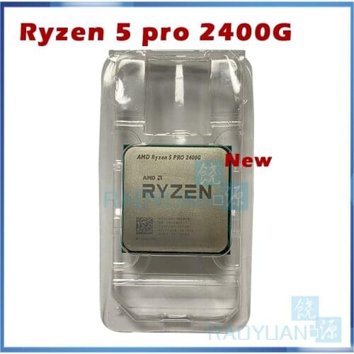 NEW AMD Ryzen 5 Pro 2400G R5 Pro 2400G 3.6 GHz Quad-Core Quad-Thread 65W CPU Processor YD240BC5M4MFB Socket AM4 NO FAN