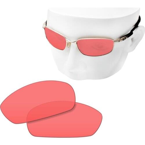 OOWLIT Replacement Lenses of HD Pink for-Oakley Blender OO4059 Sunglasses