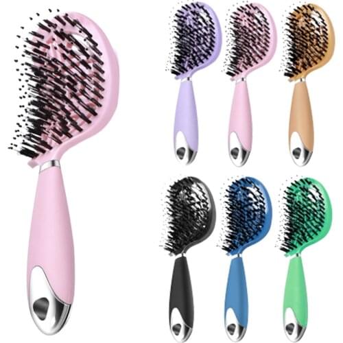 Hollow Large Curved Comb Smoothing Professional Hair Combing Hair Tangled Brush for Salon Hairdressing Styling Tool