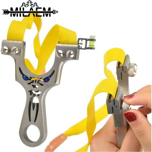 1 PC Archery Slingshot for Hunting Shooting Outdoor 304 Stainless Steel Slingshot Hunt Precision Tool For Game Kids Toys Outdoor
