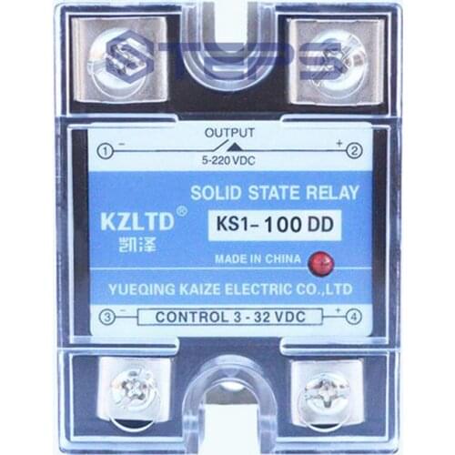 SSR DC solid state relay 100A DC to DC non-contact relay switch 12V24V