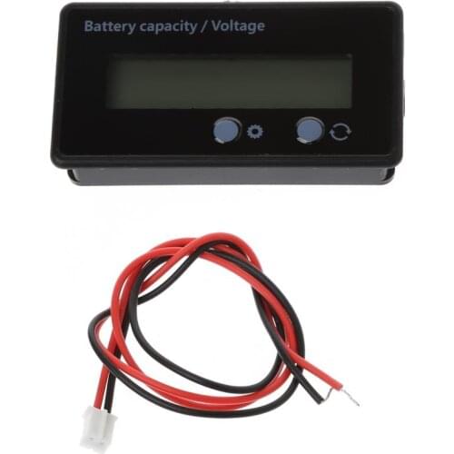 8-70V LCD Acid Lead Lithium Battery Capacity Indicator Voltmeter Voltage Tester