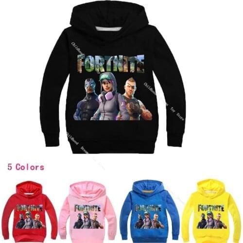 Fortnite Boys Hoodies 2020 Spring Autumn Battle Game Fashion Casual Hoodies Tracksuit for Children Anime Figure Game Hoody Tops