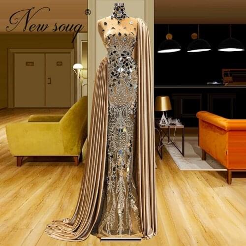 Turkish 2021 Couture Women Prom Dresses Customized Dubai Mermaid Beading Evening Dresses Red Carpet Gowns Vestido De Festa