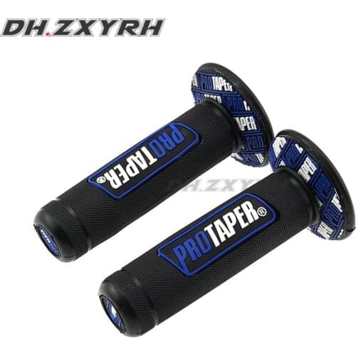 Universal Handle Grip Motorcycle High Quality Protaper Dirt Pit Bike Motocross 7/8" Handlebar Rubber Gel Hand Grips Brake Grips