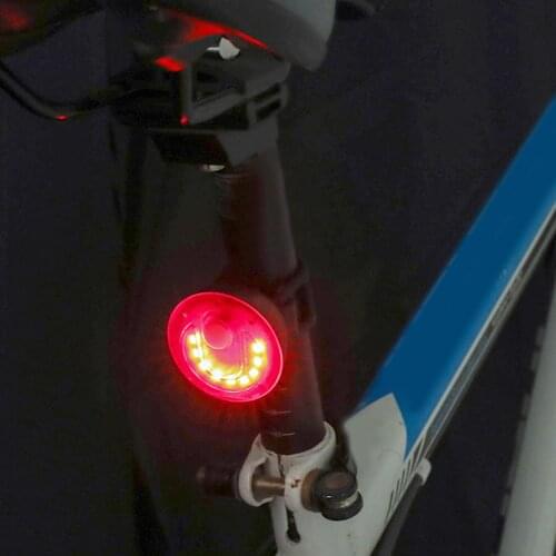 USB Rechargeable LED Bicycle Taillight Waterproof Rear Light Accessory