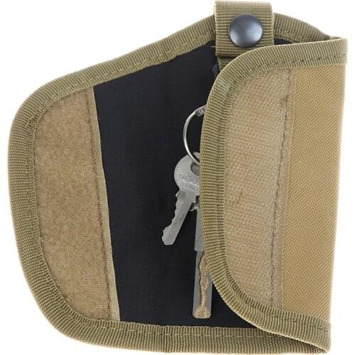 Military Outdoor Molle Pouch Belt Tactical EDC Key Wallet Small Pocket Keychain Holder Case Waist key Pack Bag