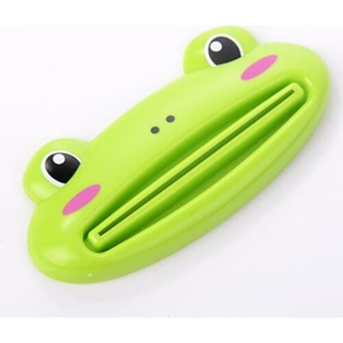 KTYGQ Animal Tube Squeezer Cartoon Bathroom Toothpaste Dispenser Easy Squeeze Paste Dispenser Pig Panda Frog Bear