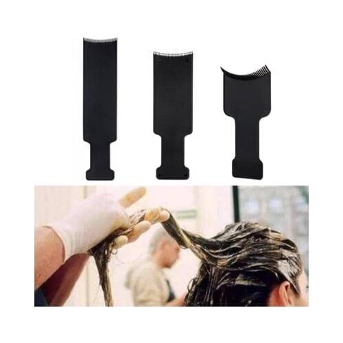 1PC Black Professional Plastic Salon Hair Coloring Dyeing Board Plate For Barber Hairdresser Design Styling Tools Accessories