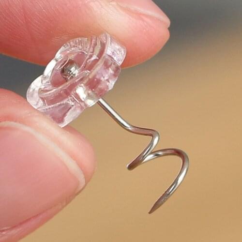 20PCS Upholstery Sofa Twist Nail Decorative Tack Nails Cushion Nails Sheet Holder Fastener Non-slip Fixed Mattress Tools