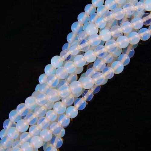 4MM Opal Round Loose Beads Strand 14.5 Inch Jewelry For Woman Gift Making B151