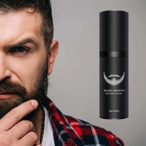 Beard Growth Oil Activator Serum Balm For Hair Regrowth Thickness For Bearded Growth And Beard Serum 100% Men Organic M4E5