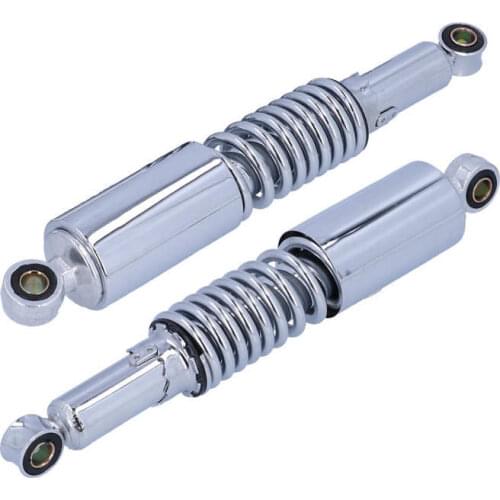 Shock Strut Pair of 12.5in Motorcycle Shocks Absorber Stainless Steel Damper Fit for Yamaha 125cc 150cc 200cc