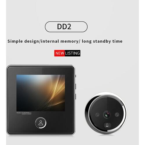 Home Smart Cat’S Eye Video Doorbell ，Video Cat’S Eye Electronic Cat’S Eye Video Door Mirror With Memory Doorbell Camera Doorbell