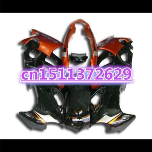 Dor-GSX750 600F for A GSX600F Fairing GSX750 600F Katana 97-05 red Black Katana 97 05 Motorcycle Fairings for SUZUKI