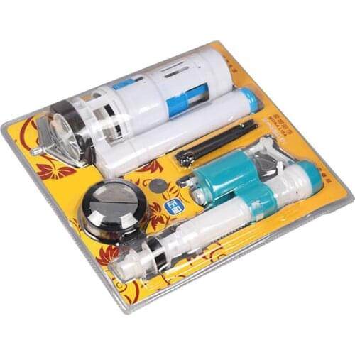 Dual Flush Fill Toilet Water Tank Connected Cistern Inlet Drain Valve Bathroom Facilities Repair Accessories