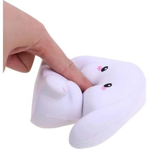 Y3NF Sensory Fidget Toy Pinch Ball Preschool Bath Toy Pressure Relief Slow Rebound Bunny for Kids Adults Calm ADD Easter Gift
