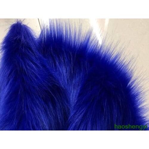 Faux fox plush cloth decoration background clothes fabric