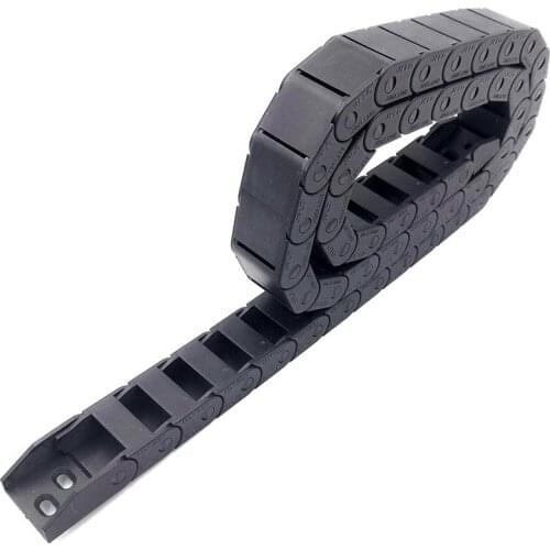 JFLO 10x20mm 1 Meter 100cm 40" Drag Chain Cable Wire Carrier Towline For CNC Router Machine Tools Transmission Free Shipping