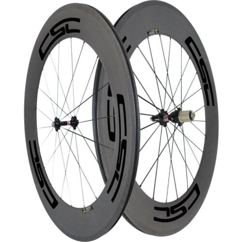 CSC Carbon road bicycle wheels 88mm depth 23mm width tubular Bike wheelset pillar 1420 spokes