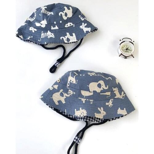 Oklady Summer Baby girl boy autumn Hat Cap Children Animal Print Sun Bonnet Kids Hat Helmet Cap bonnet enfant fille cocoon hat