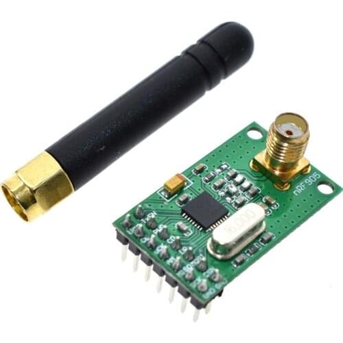 NRF905 Wireless Transceiver Module Wireless Transmitter Receiver Board NF905SE With Antenna FSK GMSK 433 868 915 MHz