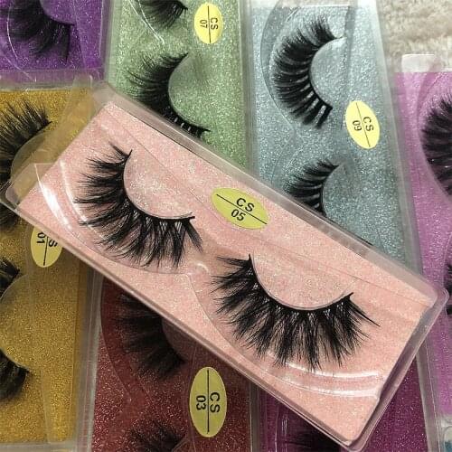 Wholesale lashes 30/50/100 Pairs 3D Mink Lashes In Bulk Natural False Eyelashes Hand Made Makeup Eye Lashes 3D Mink Eyelashes