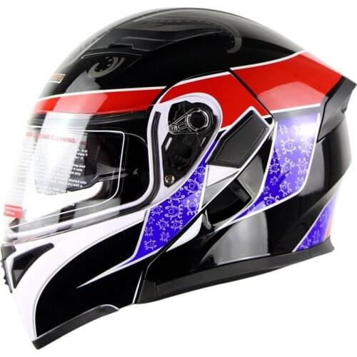 Full face helmet face helmet motorcycle locomotive double lens helmet four seasons universal full-covering helmet CG902