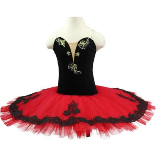 Professional ballet tutu ballet tutu ballerina Red Kitri Grand Pas Ballet Costumes Esmeralda Gipsy Pancake Tutu