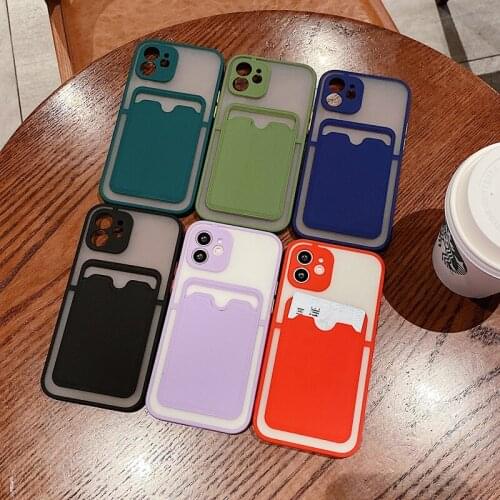 Skin Feel Push Window Shockproof Phone Case for Apple iPhone 12Mini 11ProMax X XsMax XR 7 8 Plus Corners Anti-fall Cover