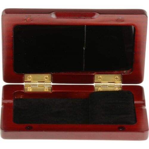 Saxophone 2pcs Reed Storage Case Box for Woodwind Instrument Parts Sax Reeds Tools Musical Accessories Wooden Box