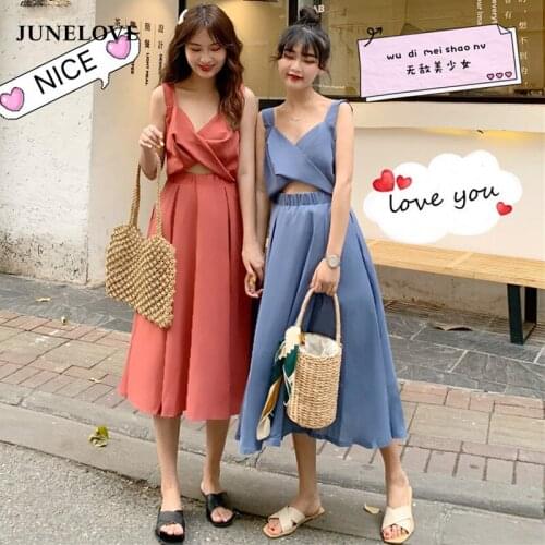 Bella Philosophy Women V-neck Elastic Waist Midi Dress Vintage 2020 Summer Sexy Cross-neck Sleeveless Beach Dress Female Vestido