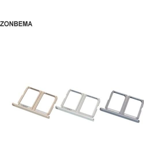 ZONBEMA 100pcs/lot High Quality SIM Card Tray Holder Slot Container Adapter For Samsung Galaxy S6 G920 G920F