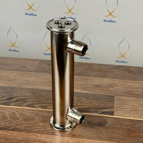 Clamp 1.5" OD50.5mm Dephlegmator L-300mm, Reflux, Distiller Condenser, Sanitary Steel 304