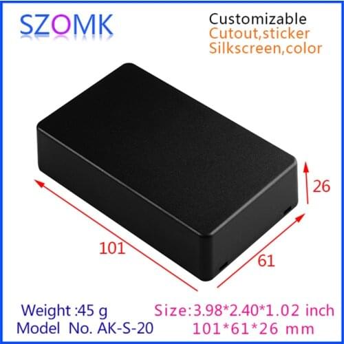 1 pcs) 101*61*26mm plastic new diy distribution junction boxes project box plastic instrument case, enclosure switch box