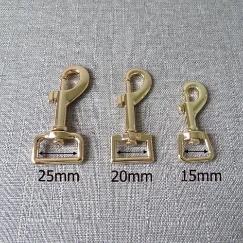 1 pcs 15mm 20mm 25mm metal buckle hardware carabiner DIY bag dog leash belt straps buckle clip clasp buckle sewing accessory